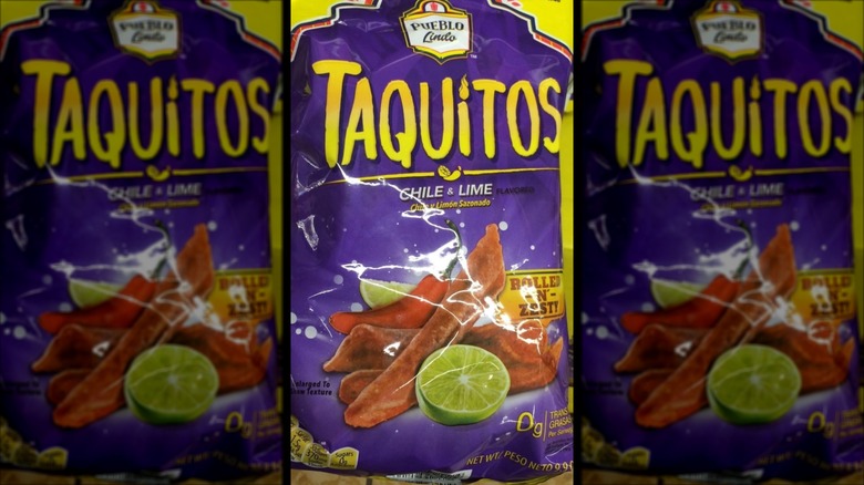 bag of Pueblo Lindo Taquitos