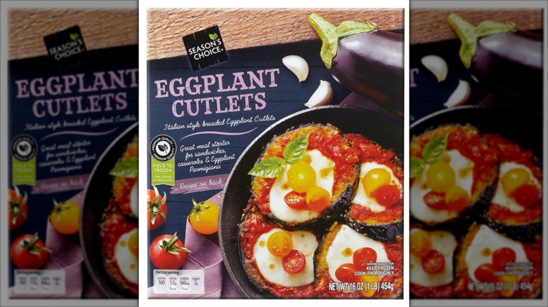 Season's Choice Eggplant Cutlets packaging