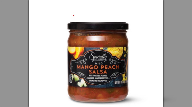 Jar of Specially Selected Mango Peach Salsa