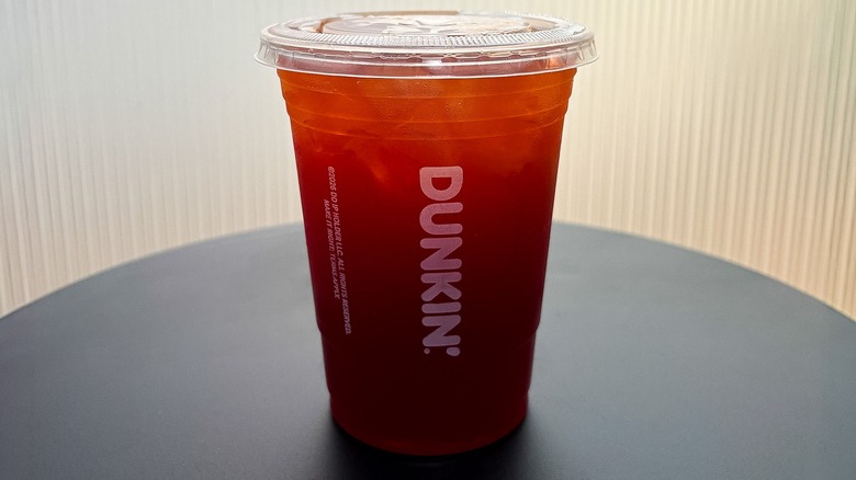 Small Dunkin' Werewolf Punch Refresher on a black table