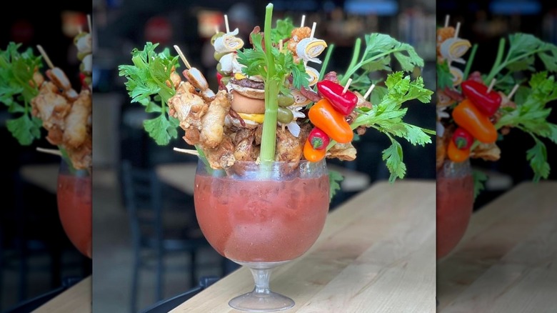 The Goliath Bloody Mary at the Miamiville Trailyard