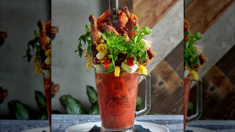 The Barnyard Bloody Mary at Farmer's Table