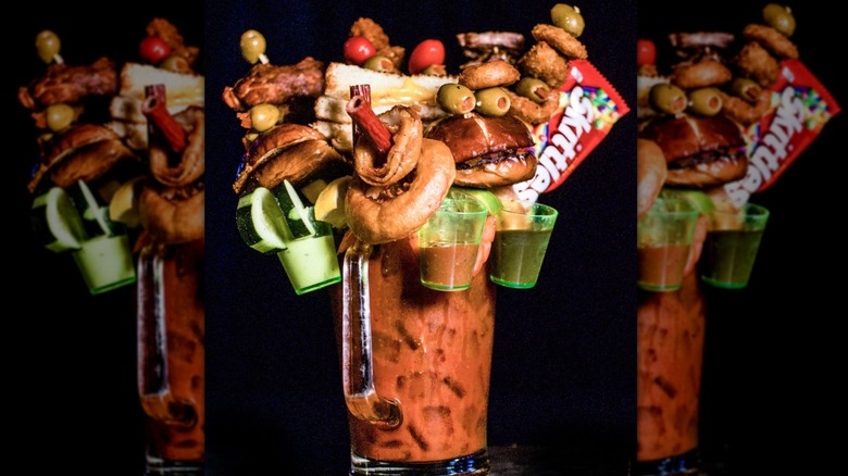 The BMM Bloody Mary at The Garage Bar & Grill