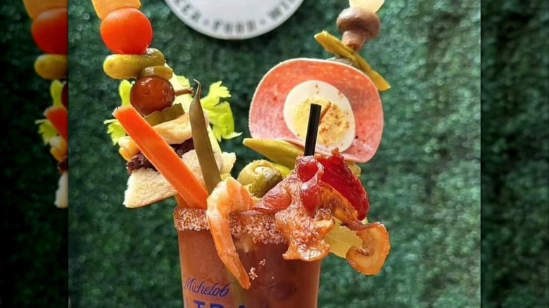 The Ultimate Bloody Mary at 1886 Humble Backyard
