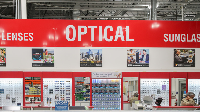 The Costco optical department