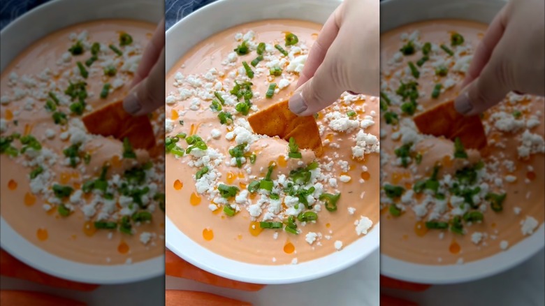 Cottage cheese buffalo dip