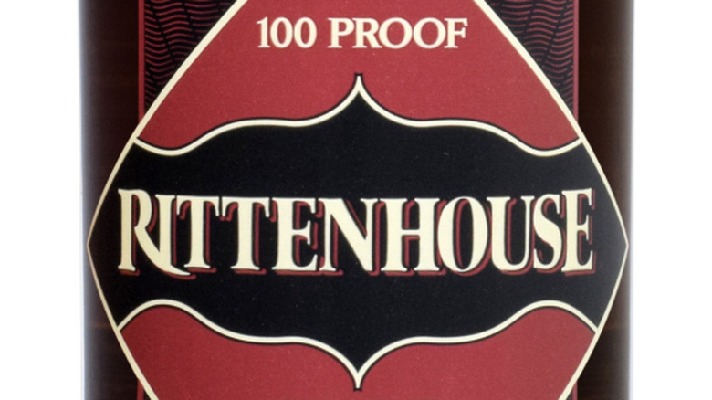 Logo of the Rittenhouse Rye bottle