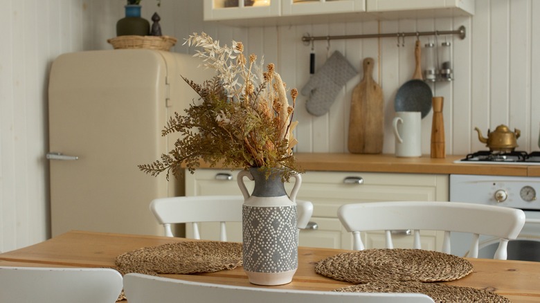 Country kitchen with rustic decor