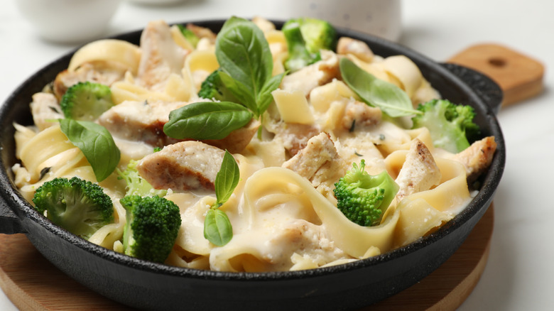Chicken and broccoli pasta