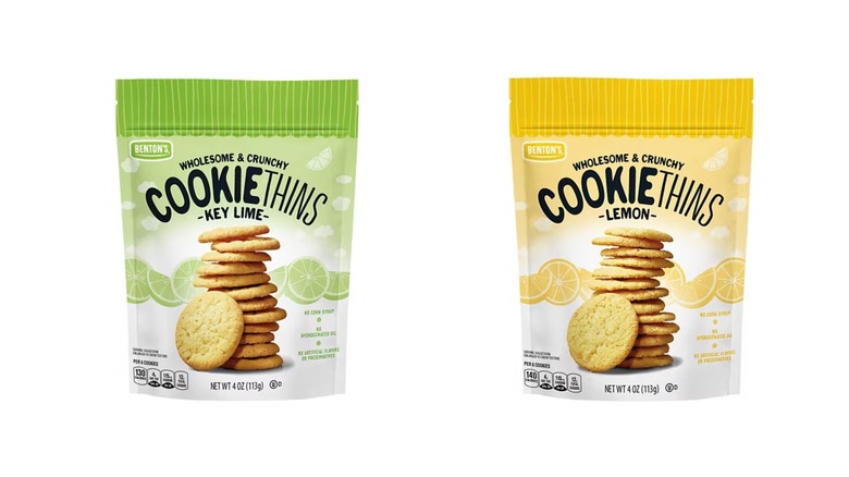 Packages of Lemon & Key Lime Cookie Thins
