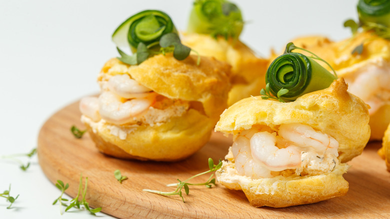 Bite-size shrimp appetizer