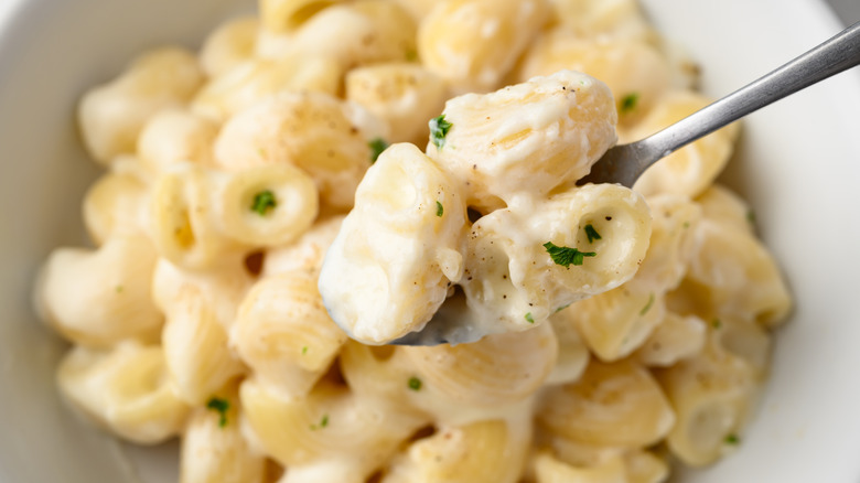 Bowl of mac and cheese