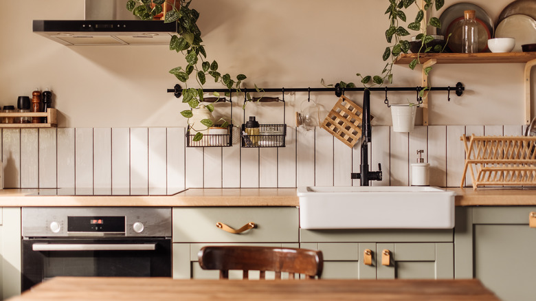 warm and rustic kitchen