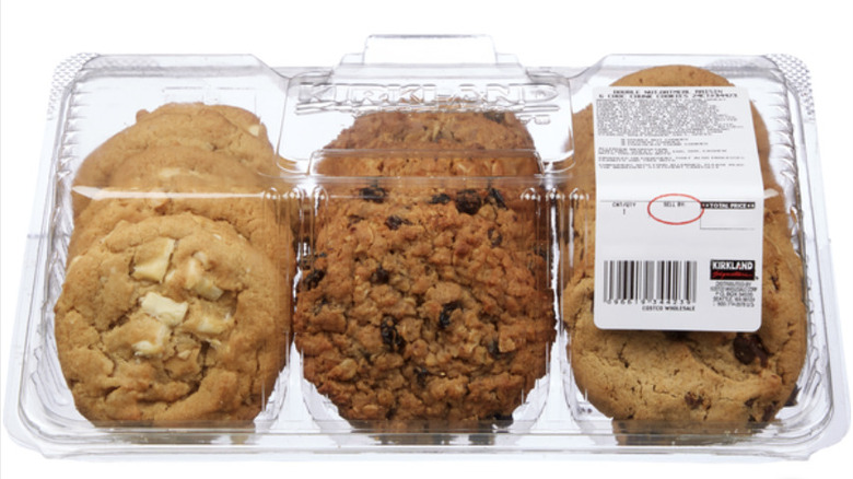 Kirkland Signature variety cookie pack on white background