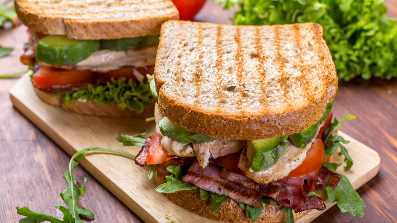 BLT with grill marks