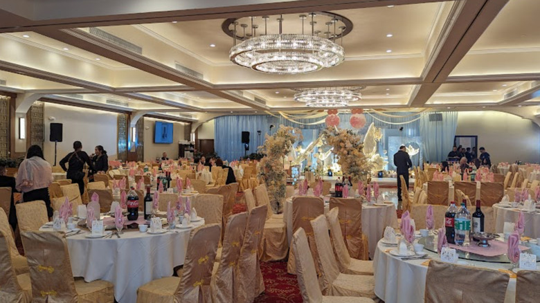 The banquet dining room at East Harbor