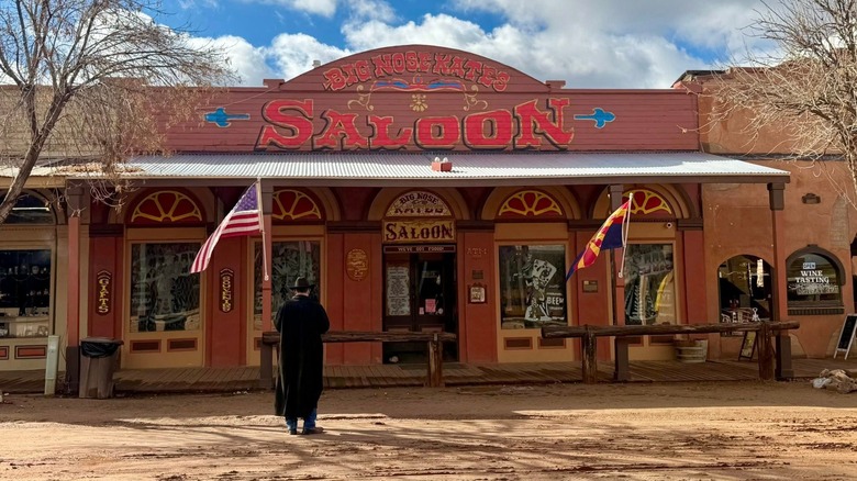 The exterior of Big Nose Kate's Saloon in Tombstone, Arizona