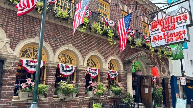 The exterior of McGillin's Olde Ale House in Philadelphia, Pennsylvania