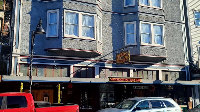 The exterior of The Alaskan Hotel & Bar in Juneau, Alaska