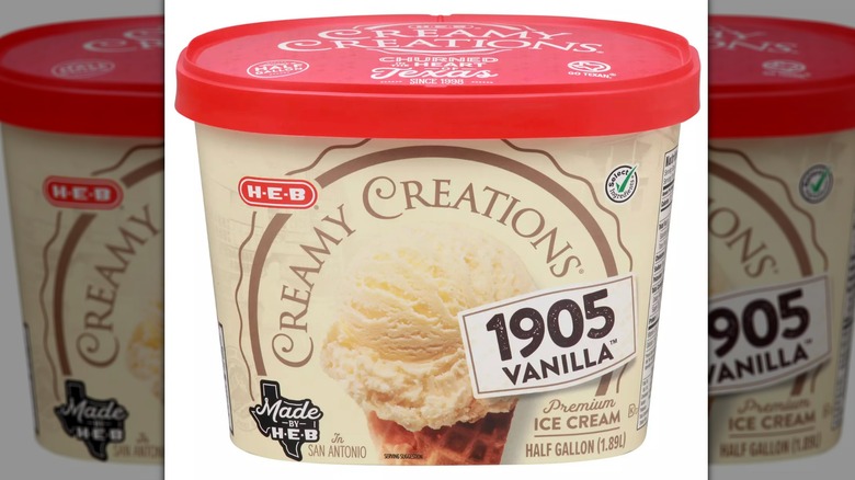 1905 vanilla ice cream