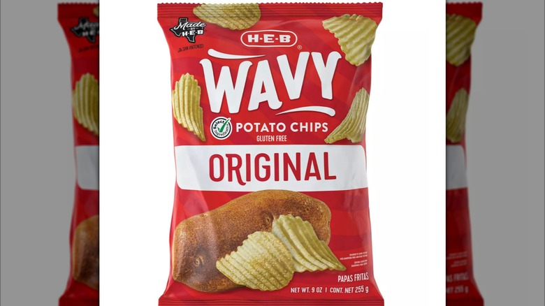H‑E‑B Wavy Potato Chips - Original