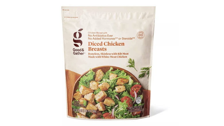 Good & Gather Frozen Diced & Grilled Chicken Breast from Target