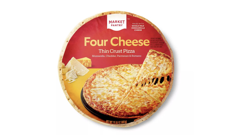 Market Pantry Thin Crust Four Cheese Frozen Pizza from Target