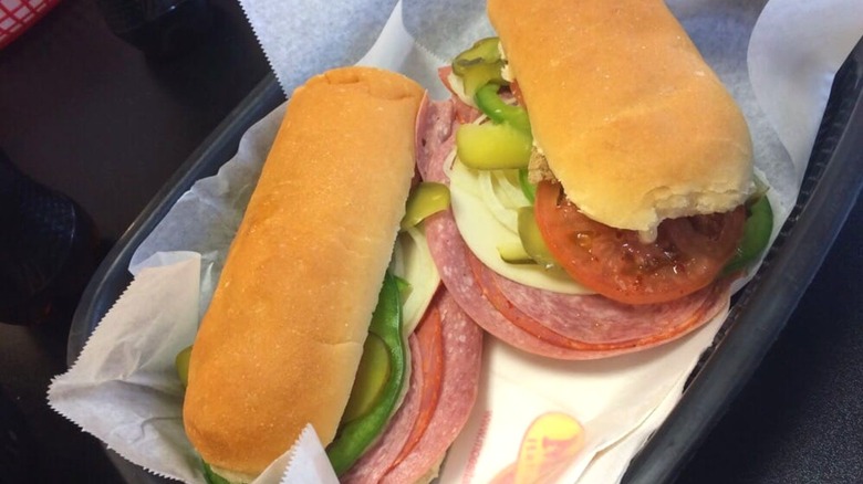 The Mad Sicilian subs at Moe's Italian Sandwiches