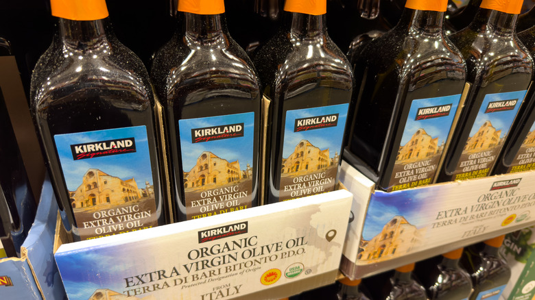bottles of olive oil