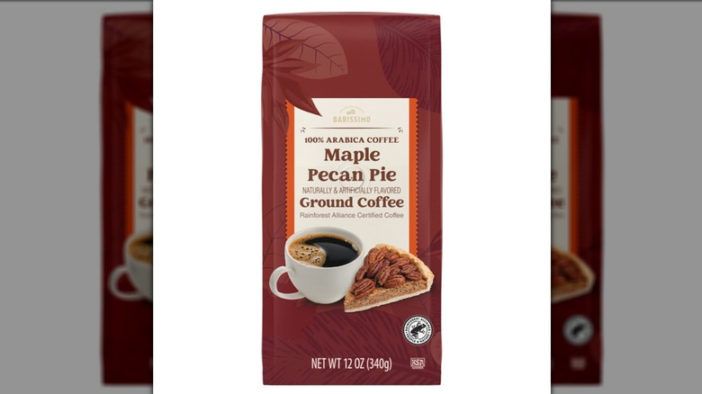 Package of Barissimo Maple Pecan Pie Ground Coffee.