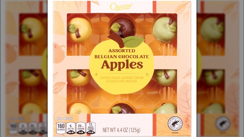 Box of Choceur Assorted Belgian Chocolate Apples.