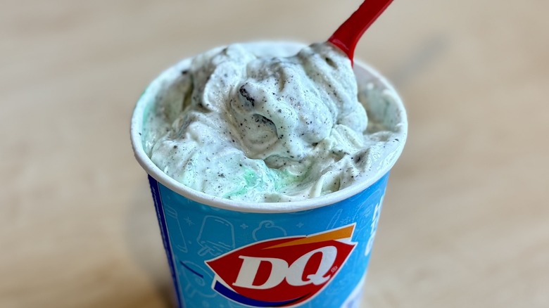 Dairy Queen Mint Oreo Blizzard