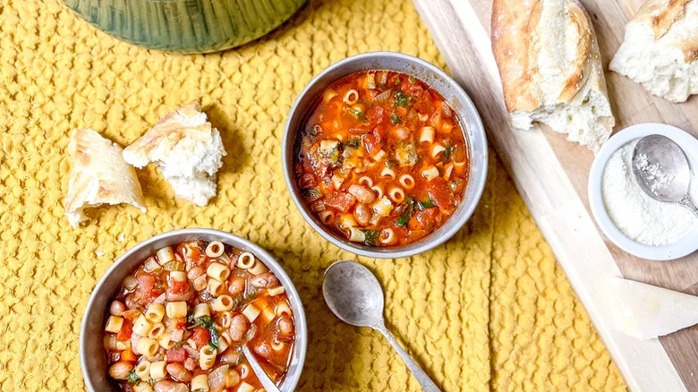 Classic Pasta E Fagioli (With Chard)