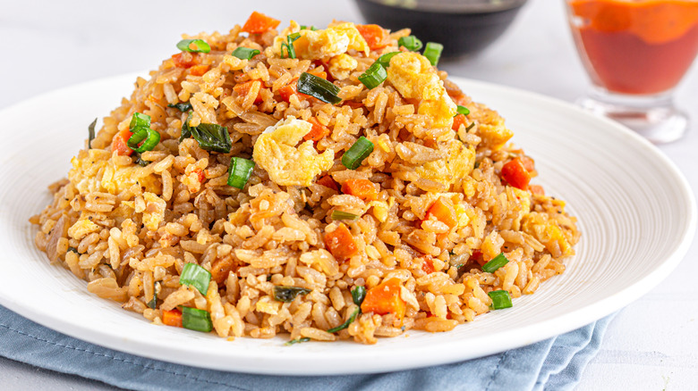 Pile of fried rice