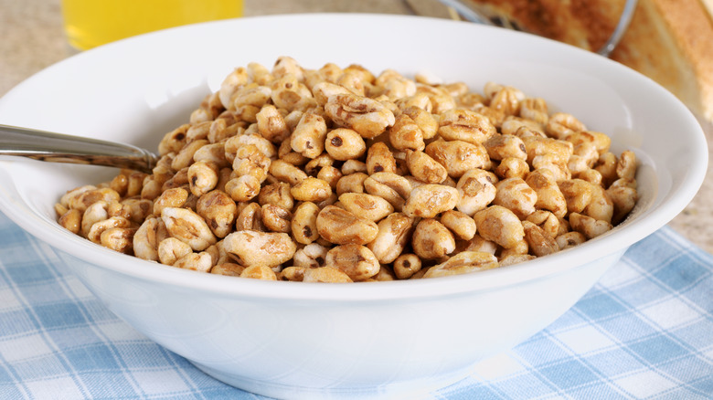 Honey Smacks cereal in bowl