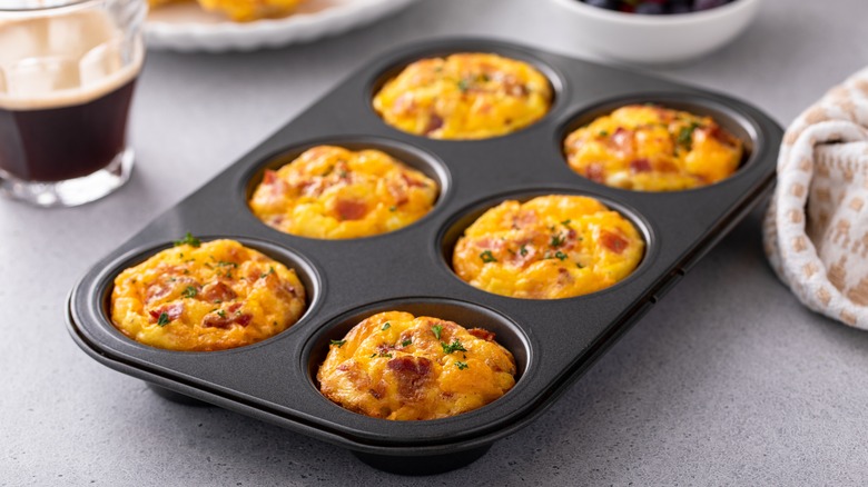 Egg bites in a muffin tin