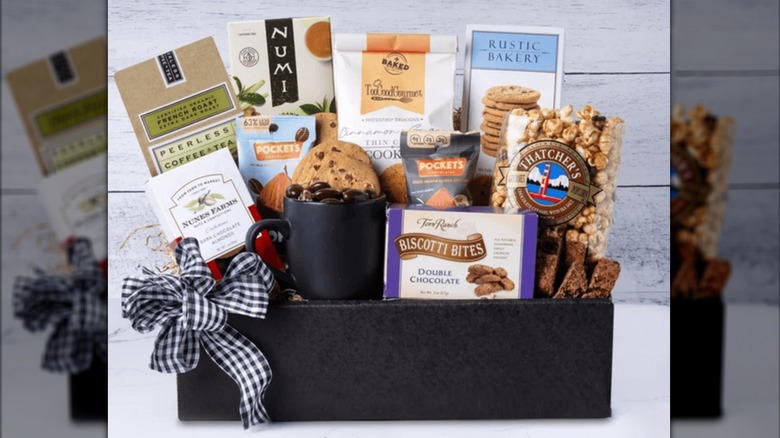 Napa Sonoma Supply Caffeine Crush Coffee Gift Box spread out