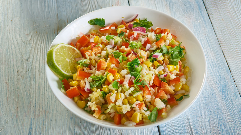 Bowl of Corn Maque Choux