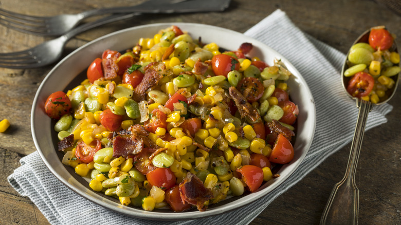 Bowl of succotash