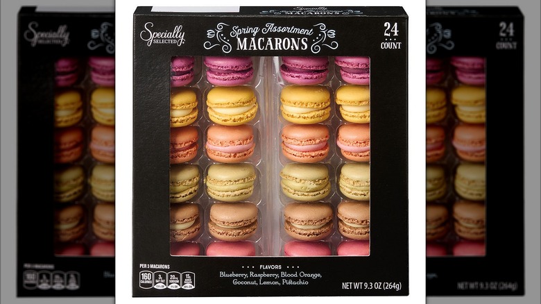 Package of assorted macarons