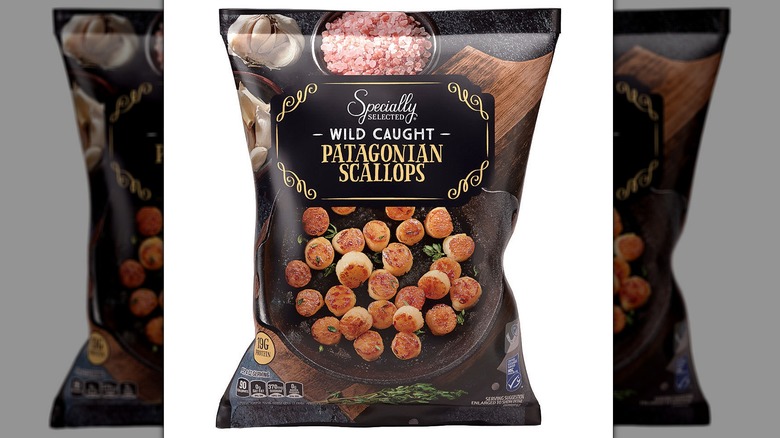package of Patagonian scallops