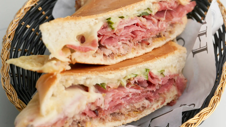 Sanguich de Miami cuban sandwich