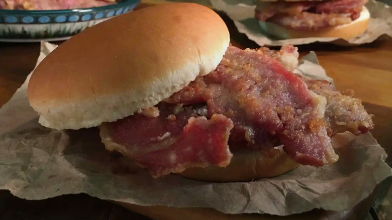 Fulk's Run ham sandwich