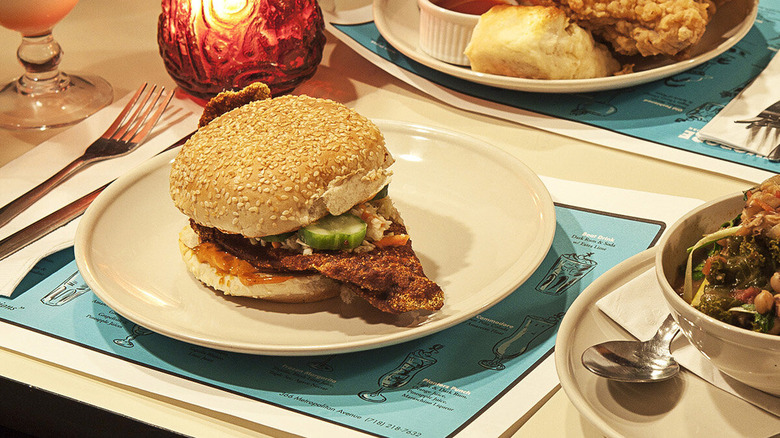 The Commodore hot chicken sandwich