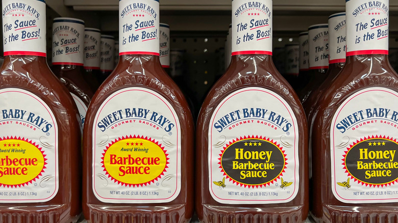 Sweet Baby Ray's barbecue sauces.