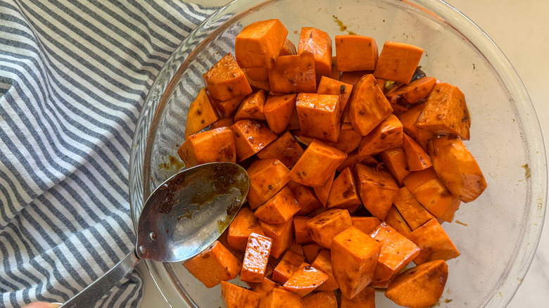 sweet potatoes in a bowl