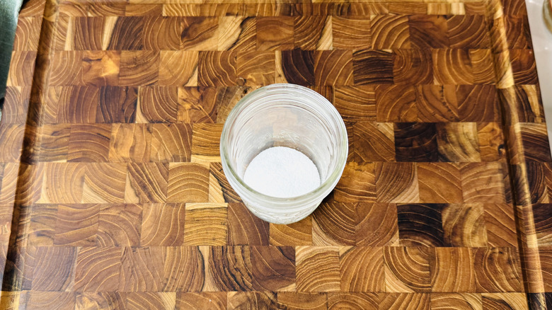 Sugar in a mason jar