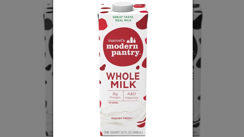 A quart of Marcel's Modern Pantry Whole Milk