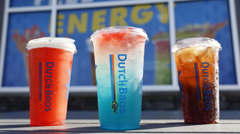 Dutch Bros various drinks