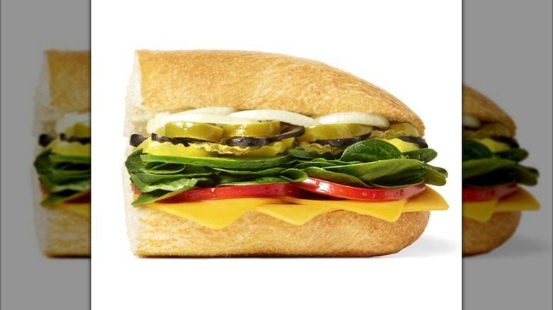 Publix deli veggie sub